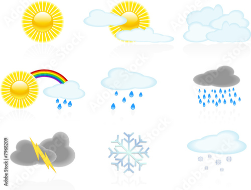 Vector weather icons