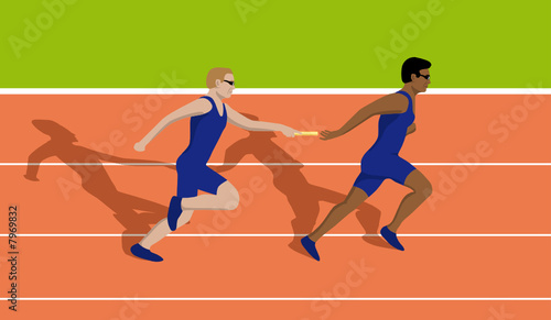Relay runners