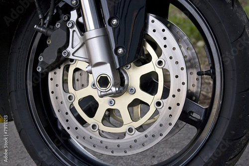 Motorcycle Wheel Detail