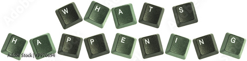 What's happening keyboard words
