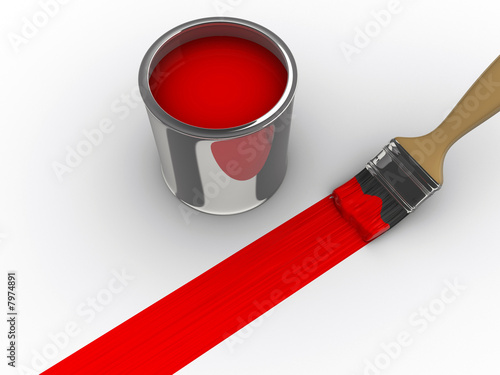 Red paint