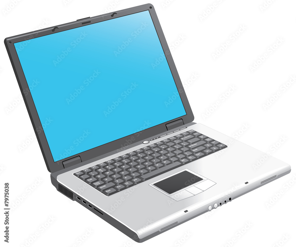 Opened Laptop Opened Laptop