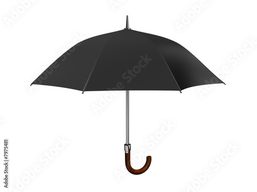 Black umbrella
