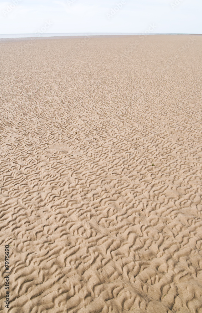 sand patterns - low tide at Hunstanton, The Wash, Norfolk, UK sand patterns - low tide at Hunstanton, The Wash, Norfolk, UK
