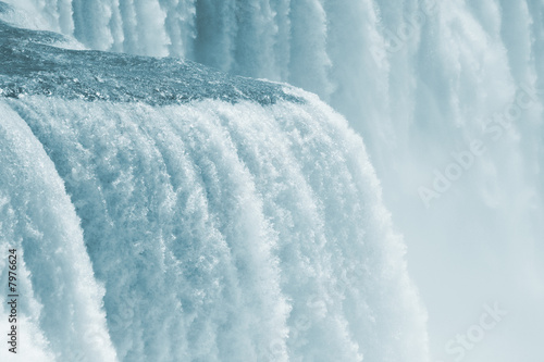 Rare close up detail of Niagara Falls 