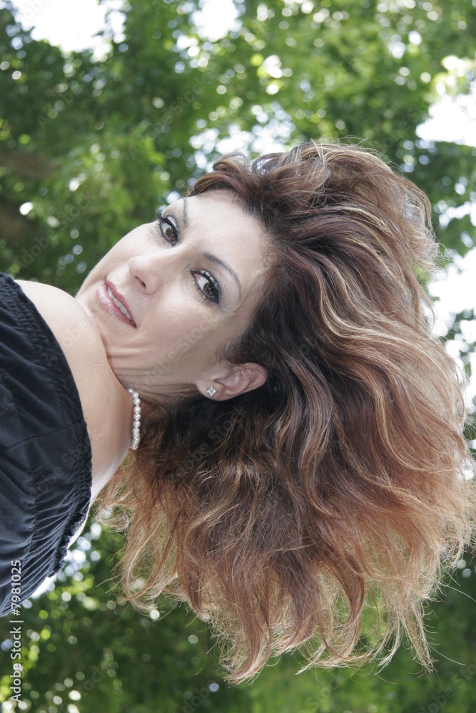 hair in the wind