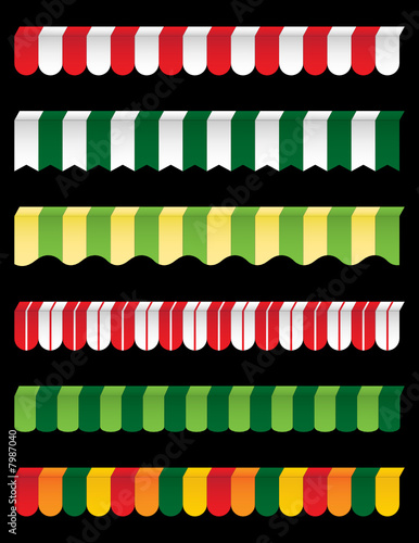Six Different Awnings
