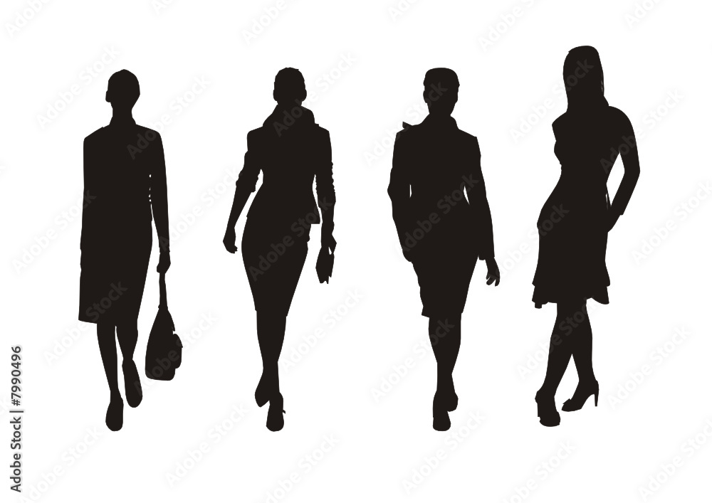 models silhouette models silhouette