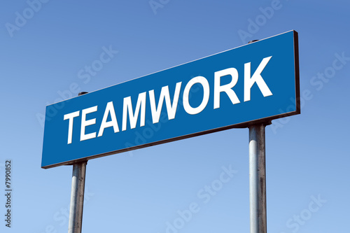 Teamwork signpost