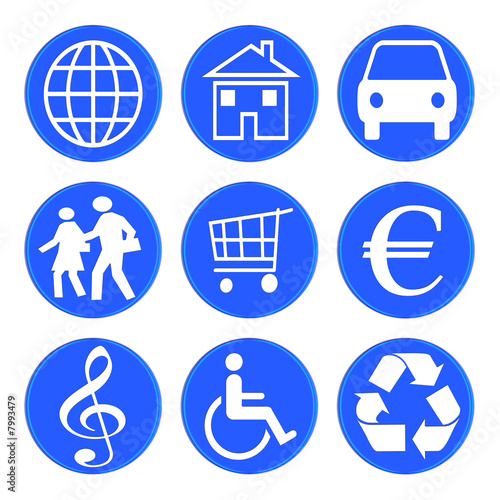 Icones questions de société