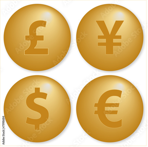 Currency buttons