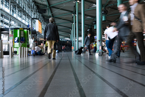 Canvas Print traveling at the airport