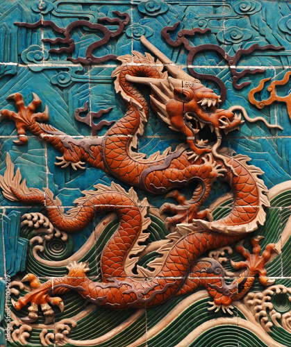 Wallpaper Mural dragon wall in Beihai park of Beijing Torontodigital.ca