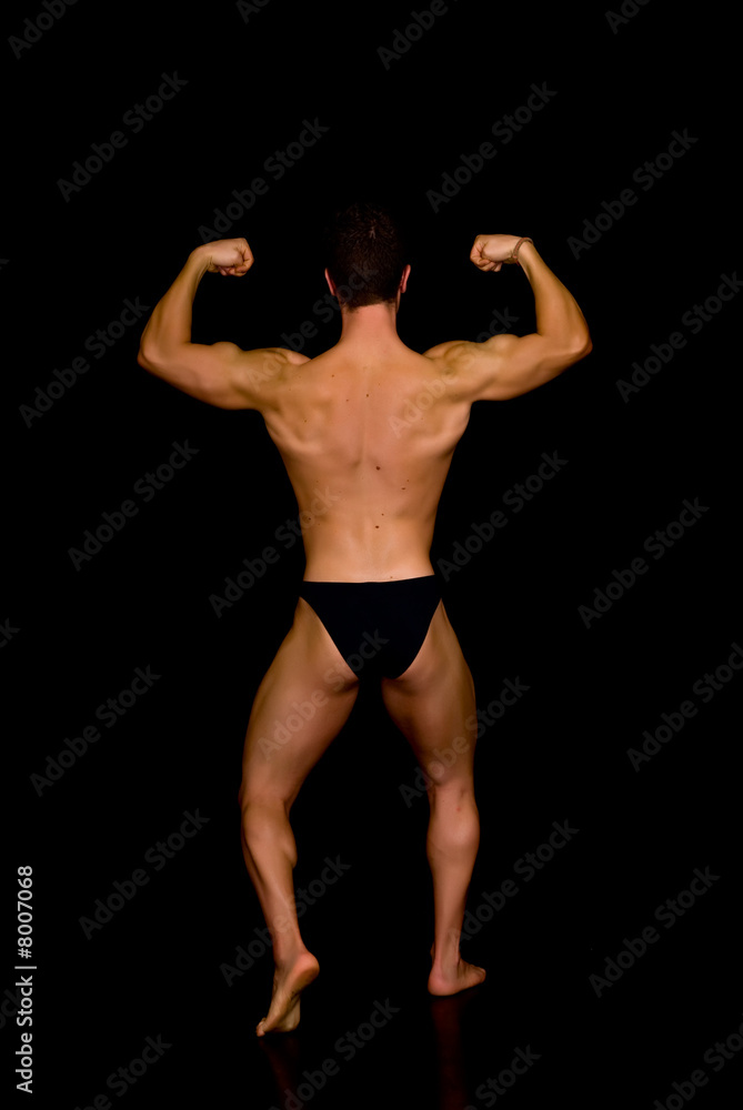 Body Builder, contest pose