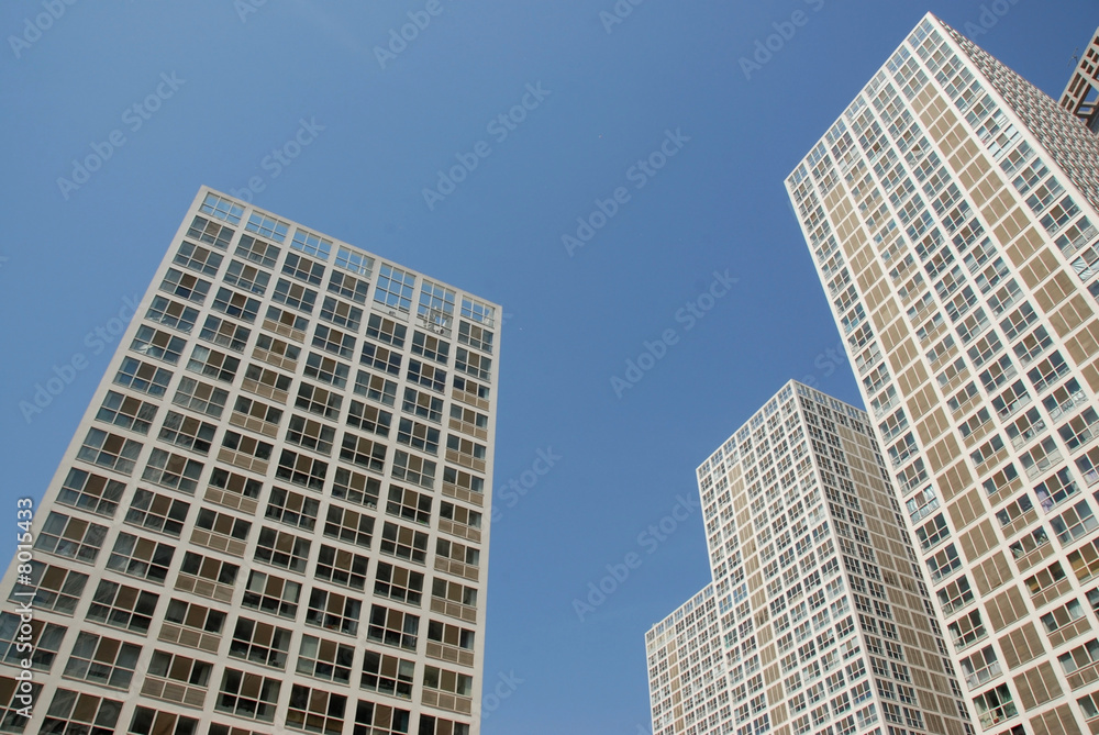 modern building in downtown of Beijing