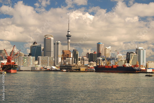 Auckland Harbor, New Zealand