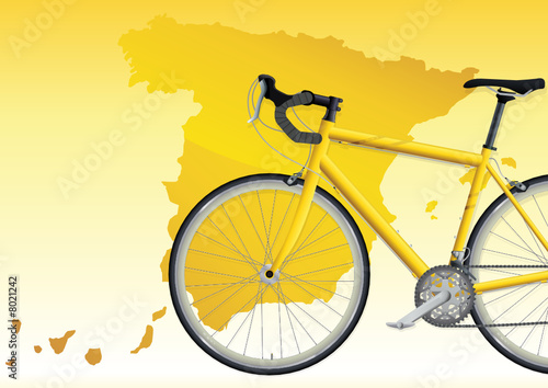Tour de l'Espagne en jaune