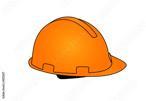 orange hard cap