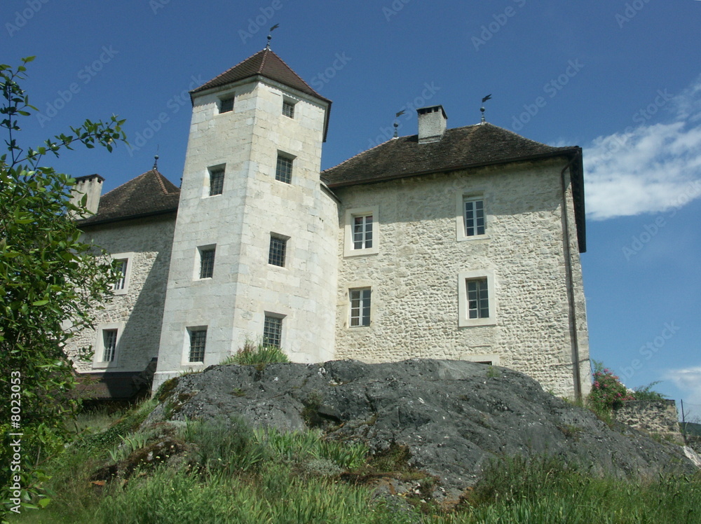 château rénové de Lavours