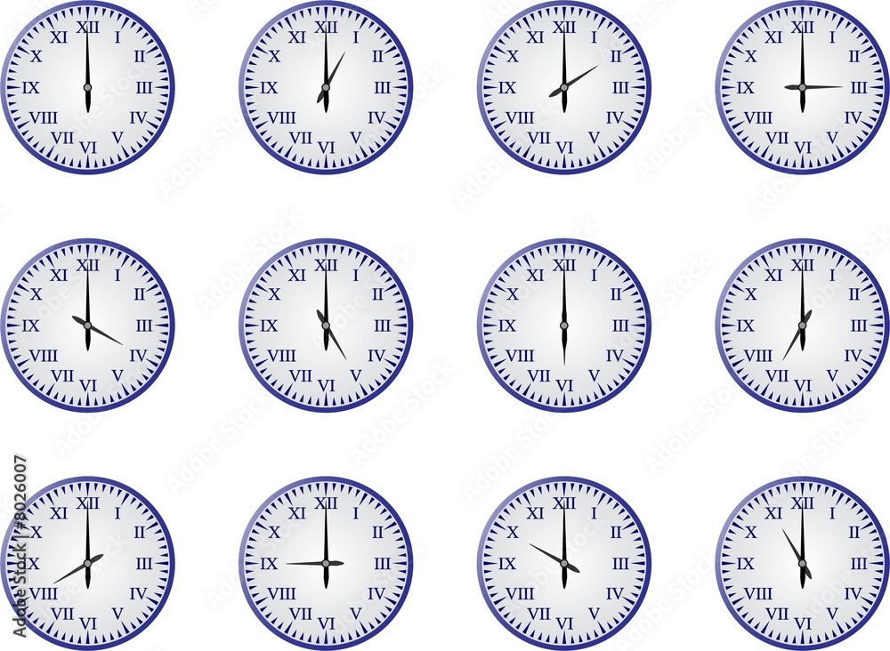 Naklejka premium clock