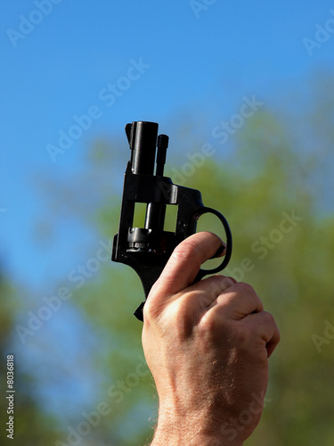 Εκτύπωση καμβά starter pistol
