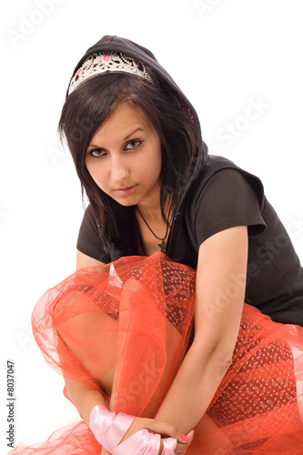 emo girl portrait