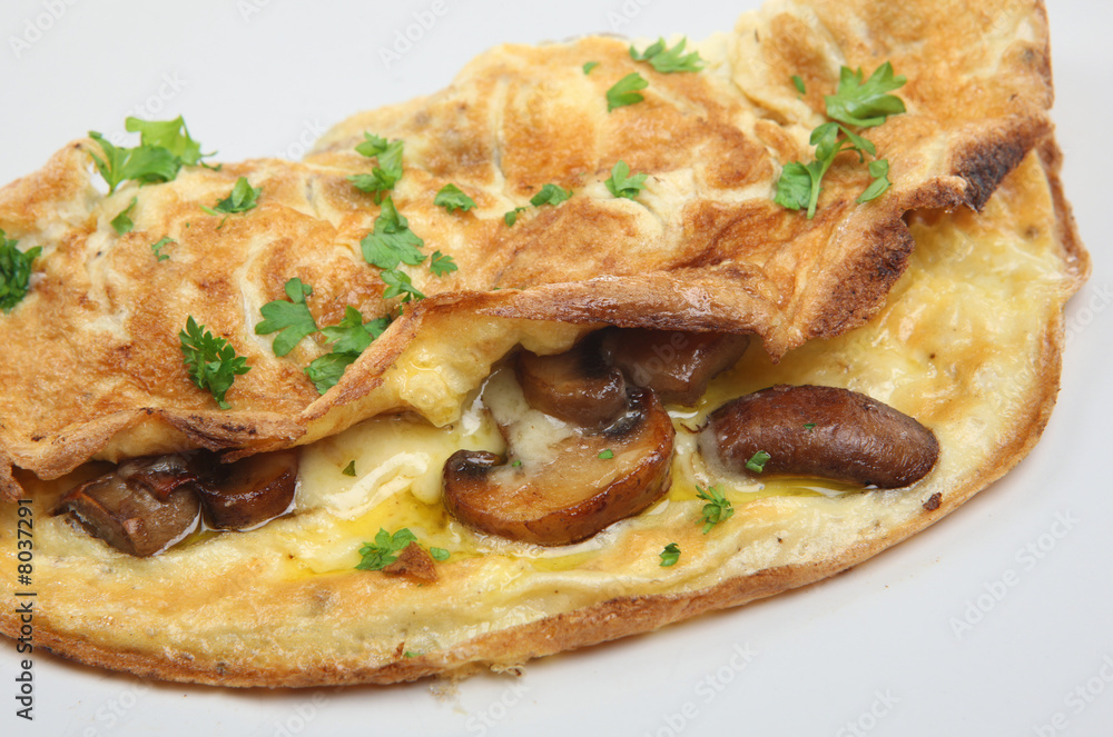 Mushroom Omelet Mushroom Omelet