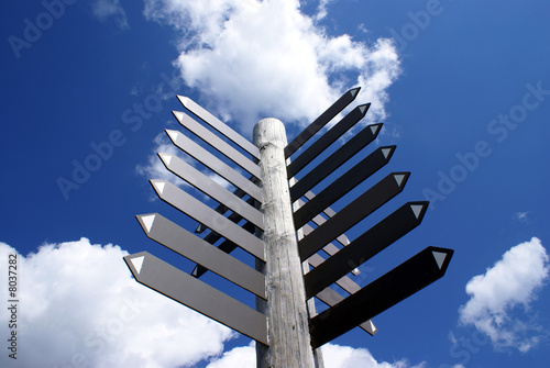 Wegweiser (blank)