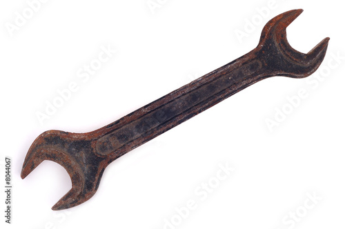 Rusty wrench.