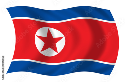 Bandera Korea del Norte