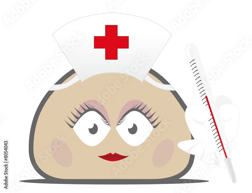 smiley infirmière
