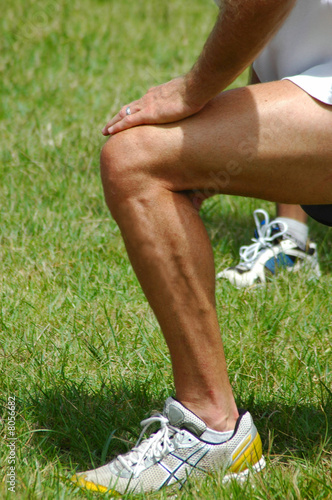 Leg of sportsman