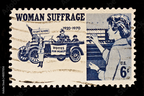 Women Suffrage Postal Stamp photo