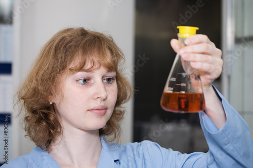 Scientist,flask, second