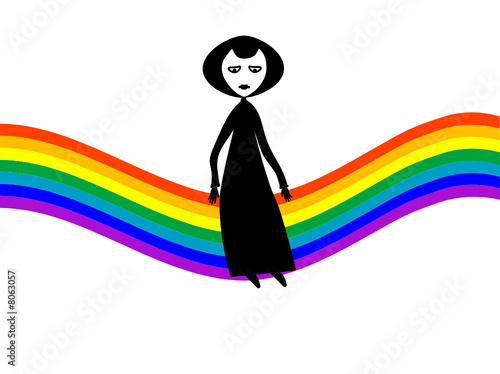 witch on the rainbow