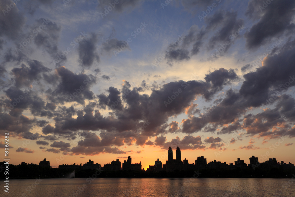 Manhattan sunset 