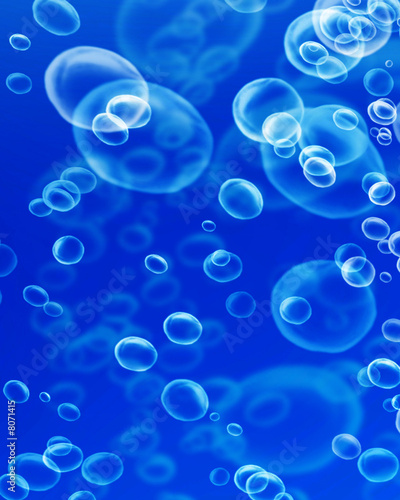 Wallpaper Mural Rising air bubbles Torontodigital.ca