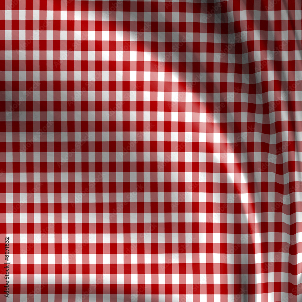 Red picnic cloth texture Red picnic cloth texture