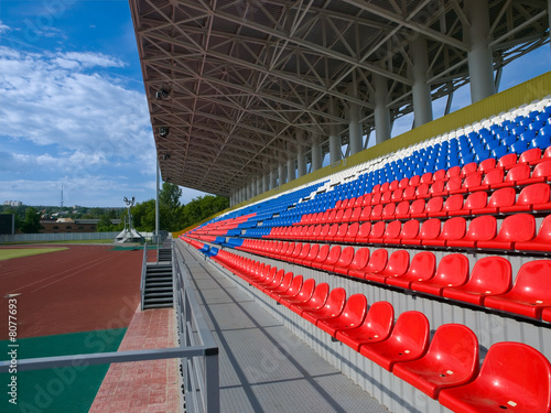 stadium and tribune