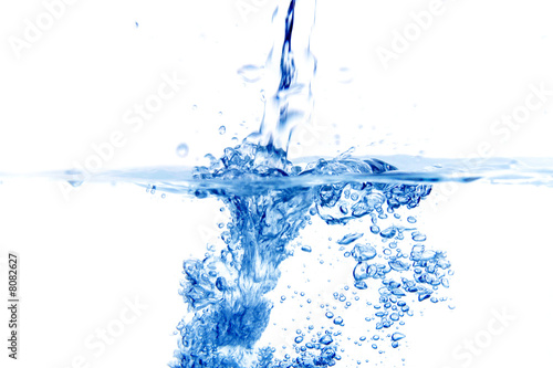 Splash water