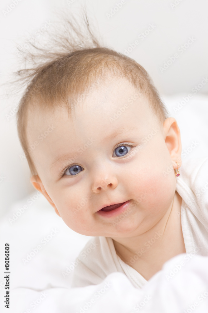 Smiling baby cute