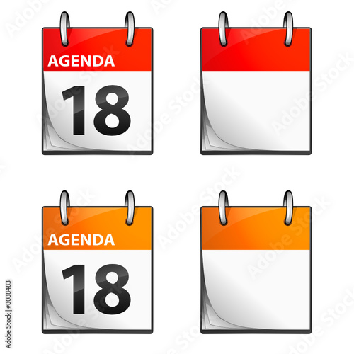 icone agenda photo