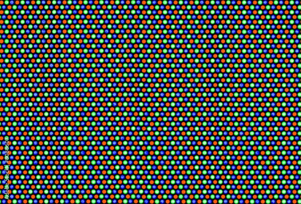 Plakat Pixels of cathode ray tube