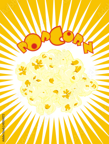 popcorn - vector