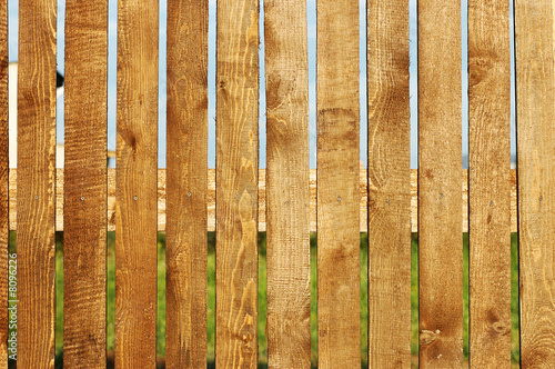 wooden fence closeup