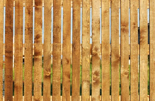 wooden fence