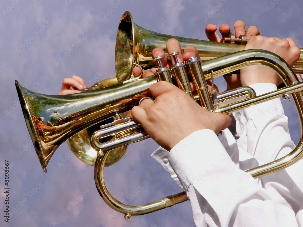 Naklejka premium musizieren