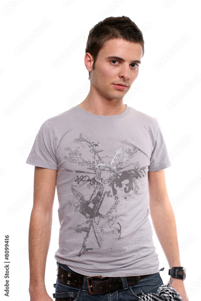 Young Casual man posing Young Casual man posing