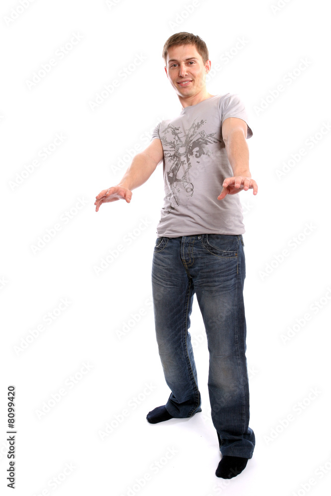 Young Casual man posing Young Casual man posing