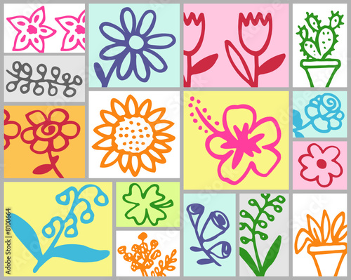 objets fleurs